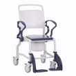 Image sur Chaise de douche à roulettes REBOTEC BONN - gris-bleu